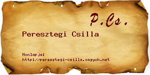 Peresztegi Csilla névjegykártya